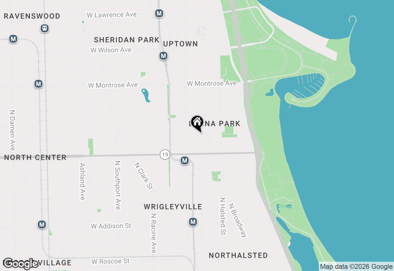 Map of 929 W Belle Plaine Avenue #2, Chicago, IL 60613