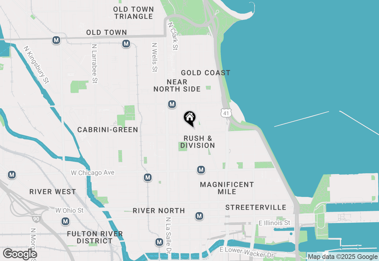 Map of 1015 N Dearborn Street, Chicago, IL 60610