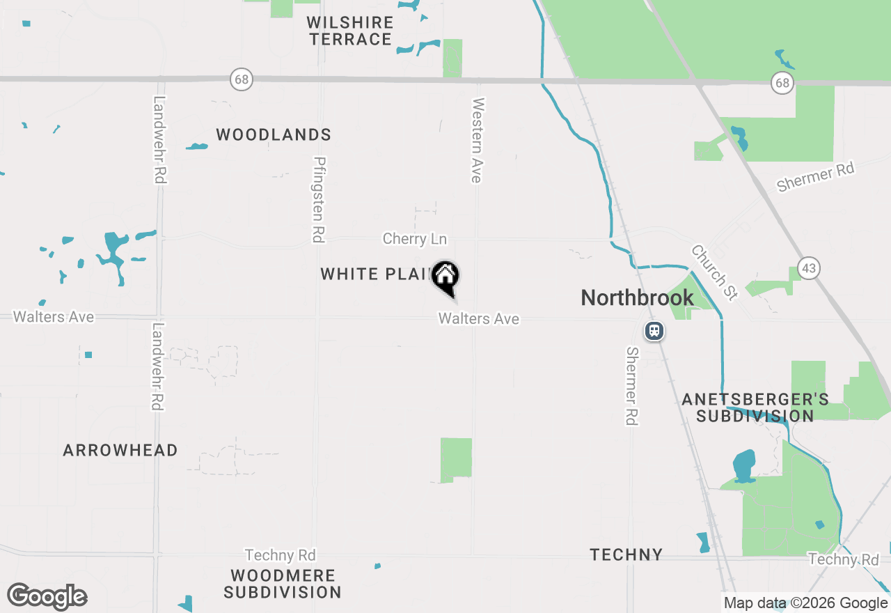 Map of 2439 Center Avenue, Northbrook, IL 60062