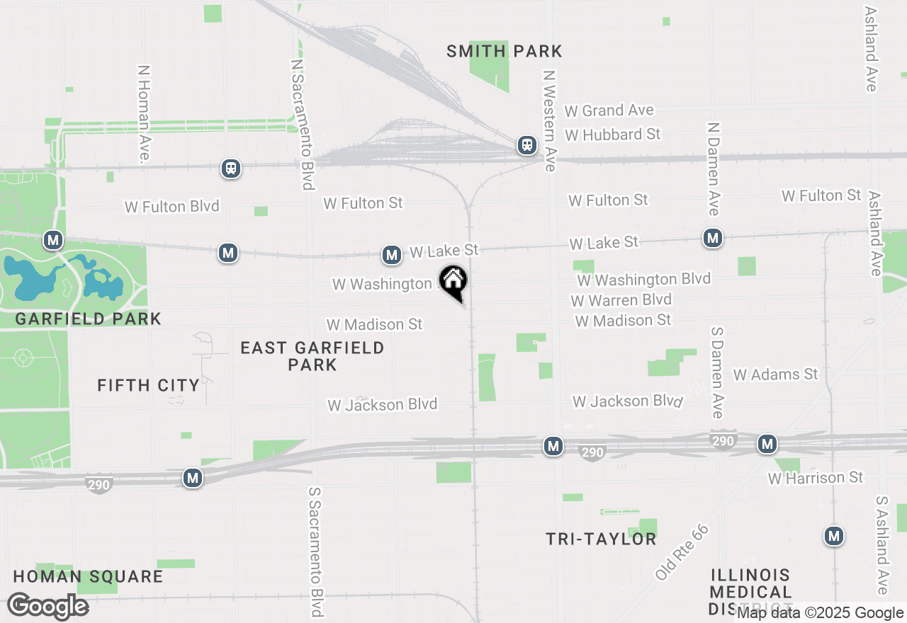 Map of 2236 W Monroe Street, Chicago, IL 60612