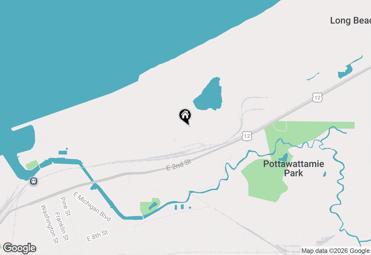 Map of 112 Carter Road, Michigan City, IN 46360