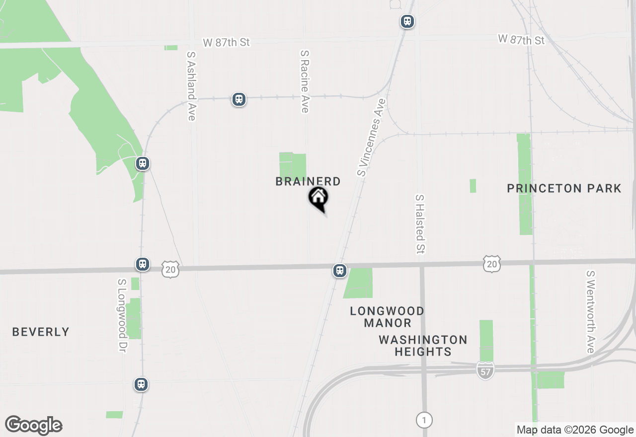 Map of 9316 S May Street, Chicago, IL 60620
