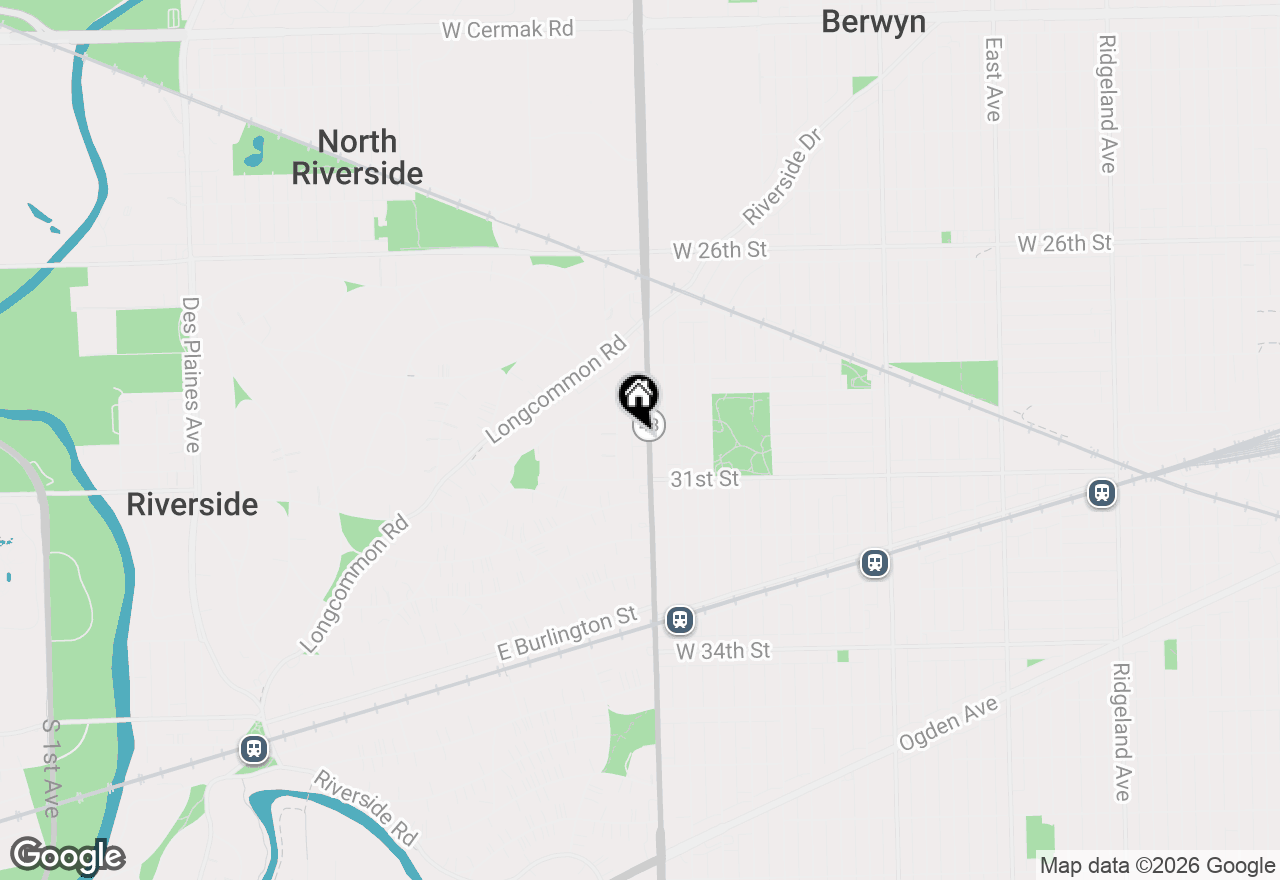 Map of 3010 Harlem Avenue #3, Riverside, IL 60546