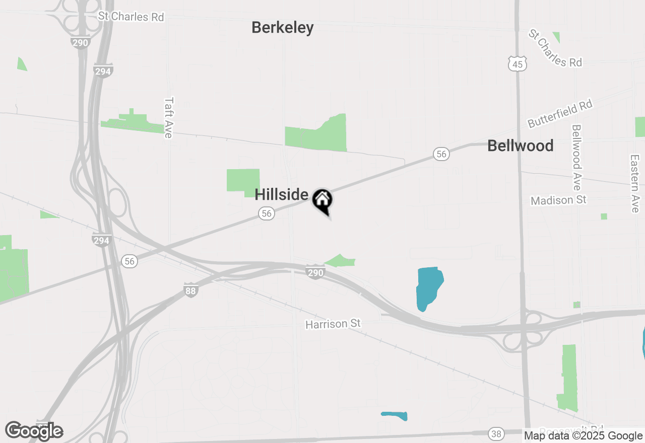 Map of 329 High Ridge Road, Hillside, IL 60162