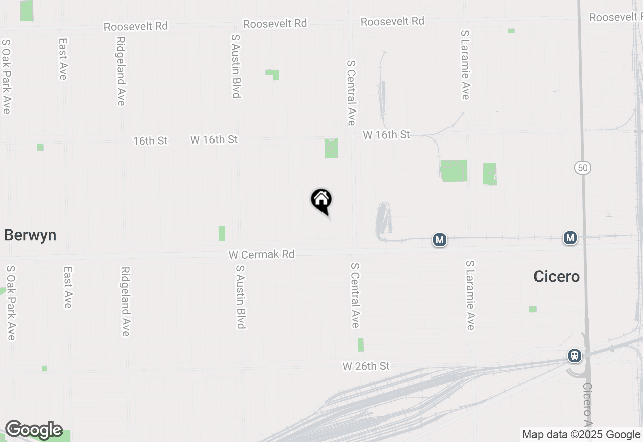 Map of 5702 W 21st Street #7, Cicero, IL 60804