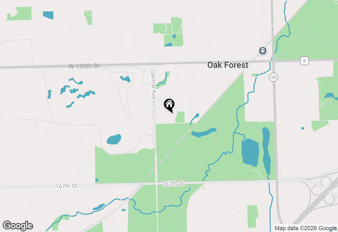 Map of 16240 Debra Drive, Oak Forest, IL 60452