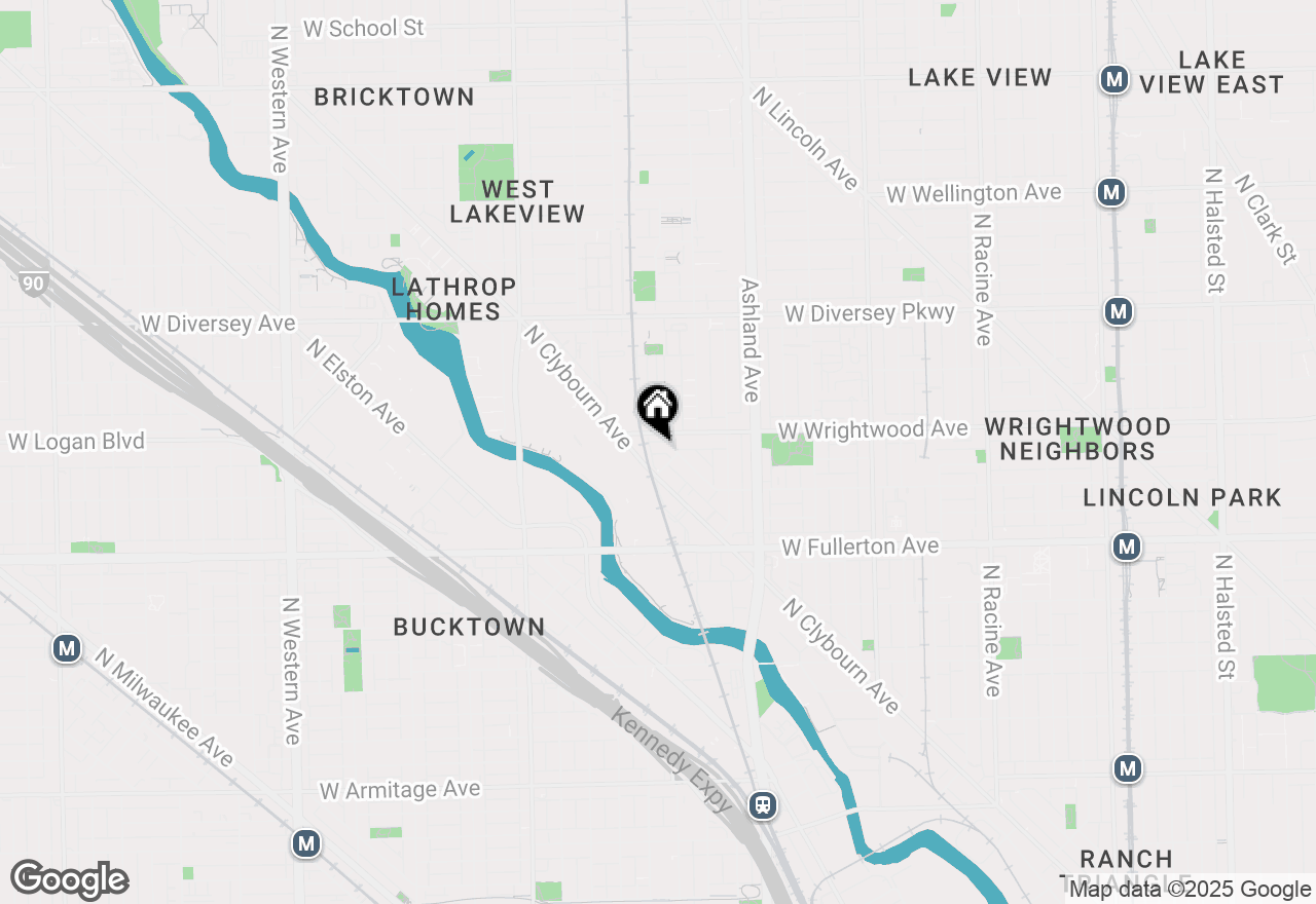 Map of 1775 W Altgeld Street #N, Chicago, IL 60614