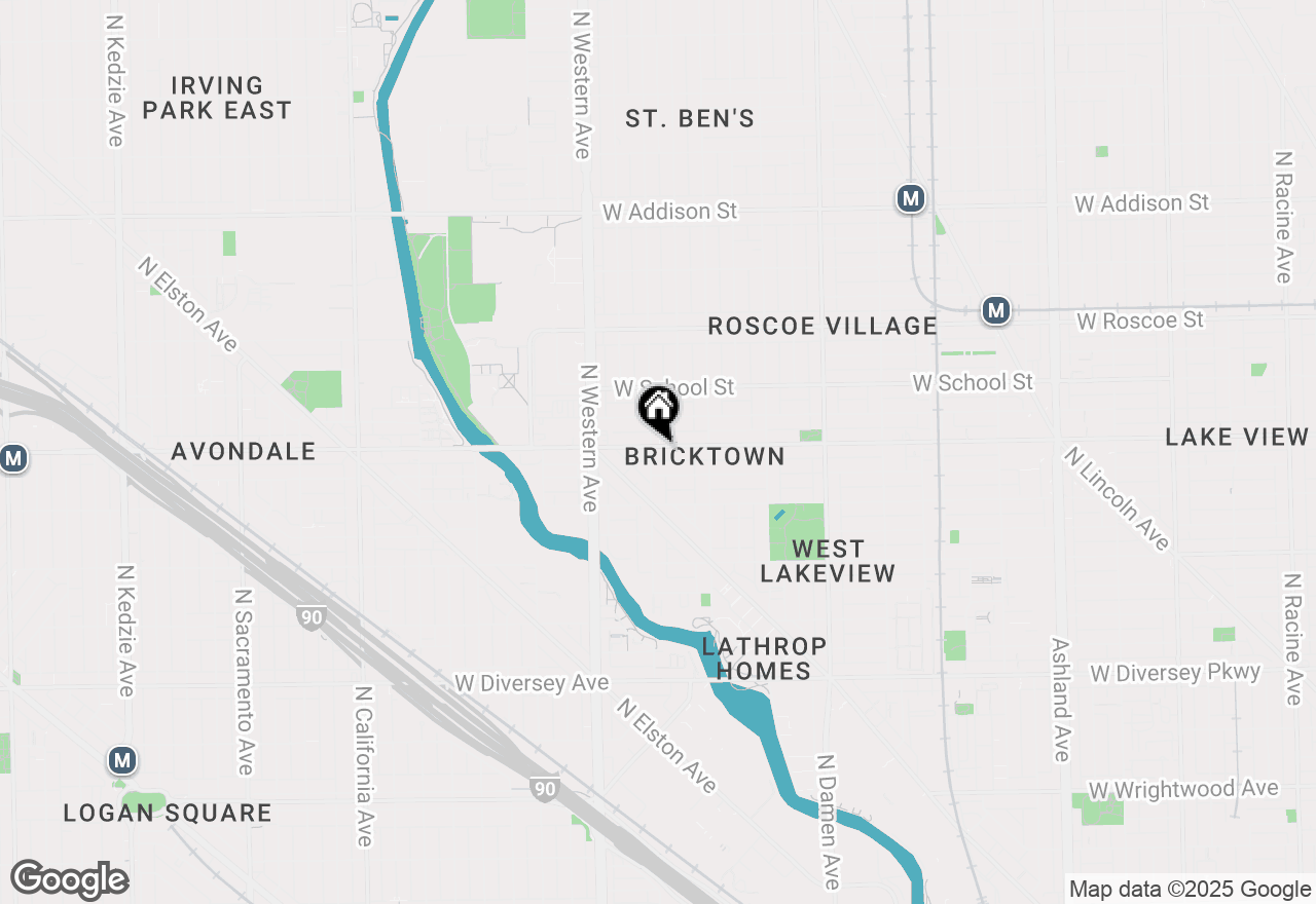 Map of 2253 W Belmont Avenue, Chicago, IL 60618