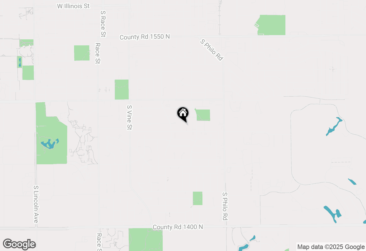 Map of 1814 Larch Place, Urbana, IL 61801