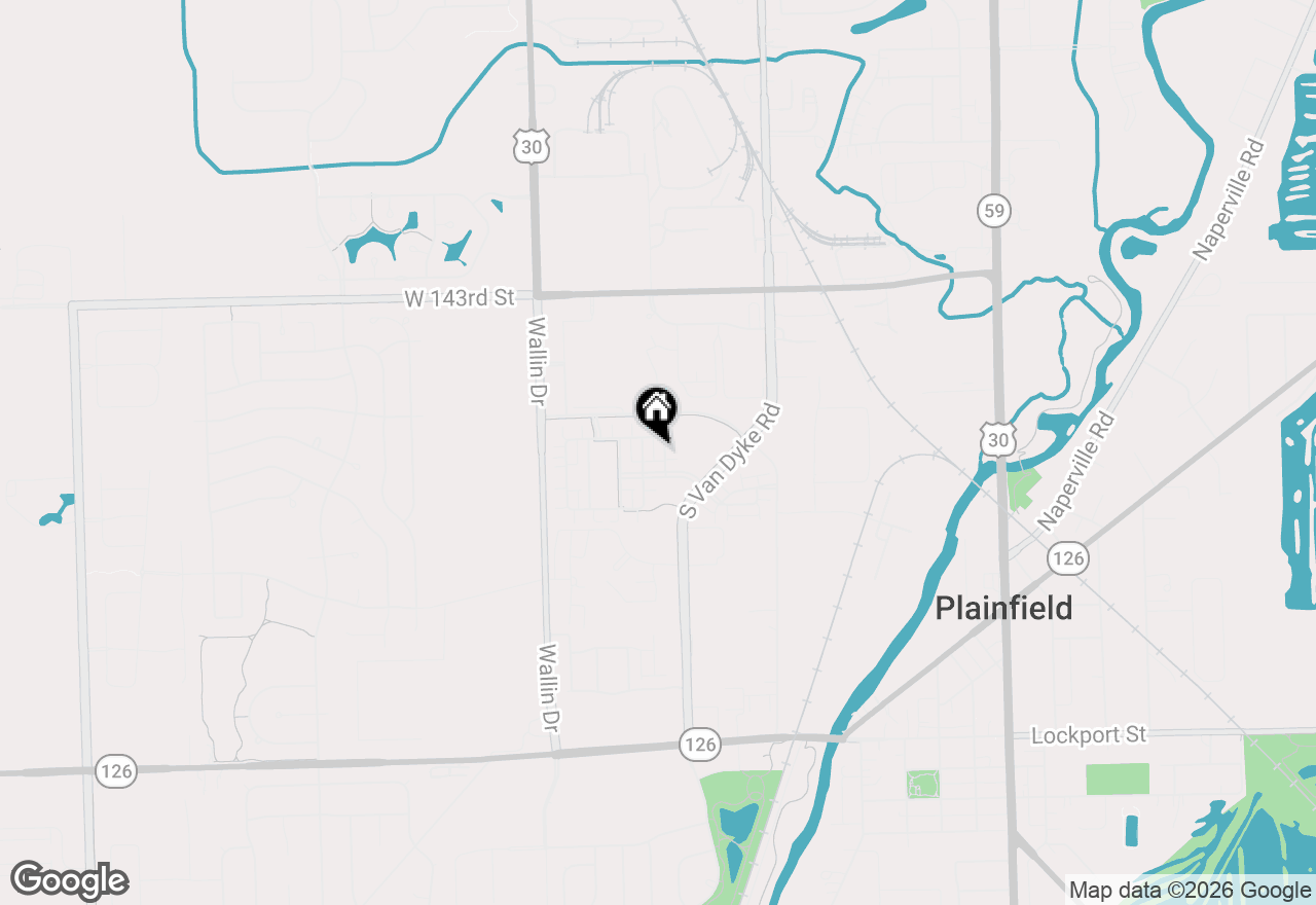 Map of 14938 S Mccarthy Circle, Plainfield, IL 60544