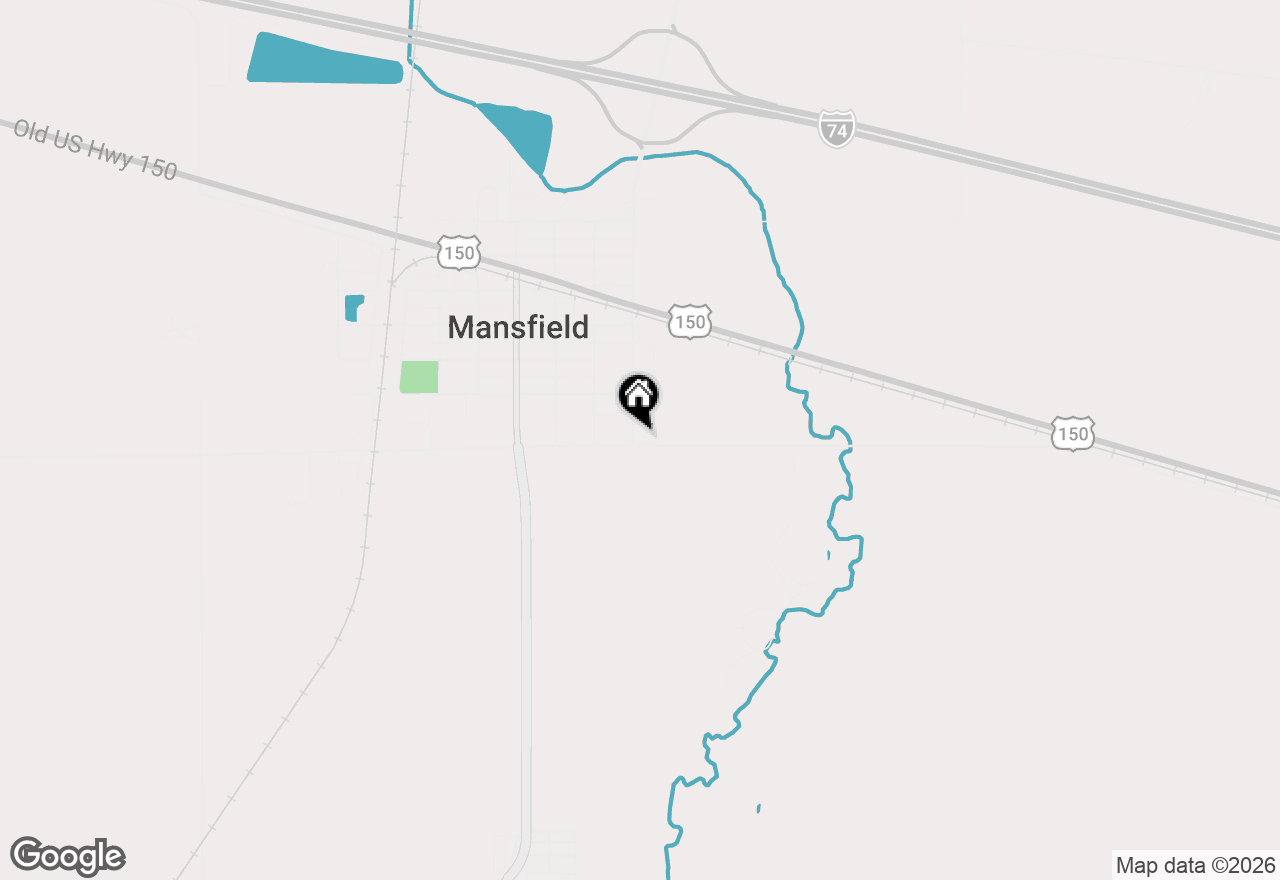 Map of 313 S Mckinley Street, Mansfield, IL 61854