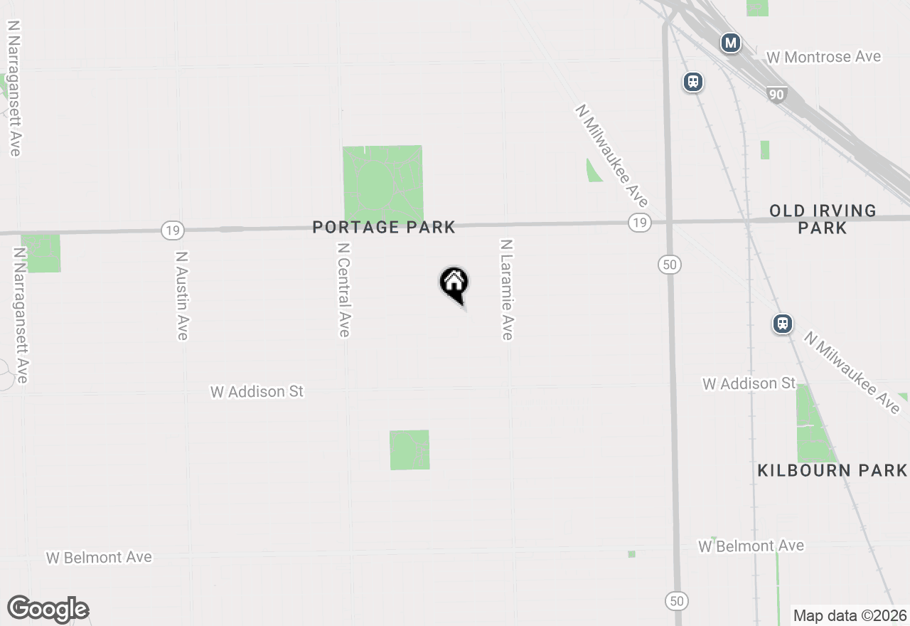 Map of 5317 W Grace Street, Chicago, IL 60641