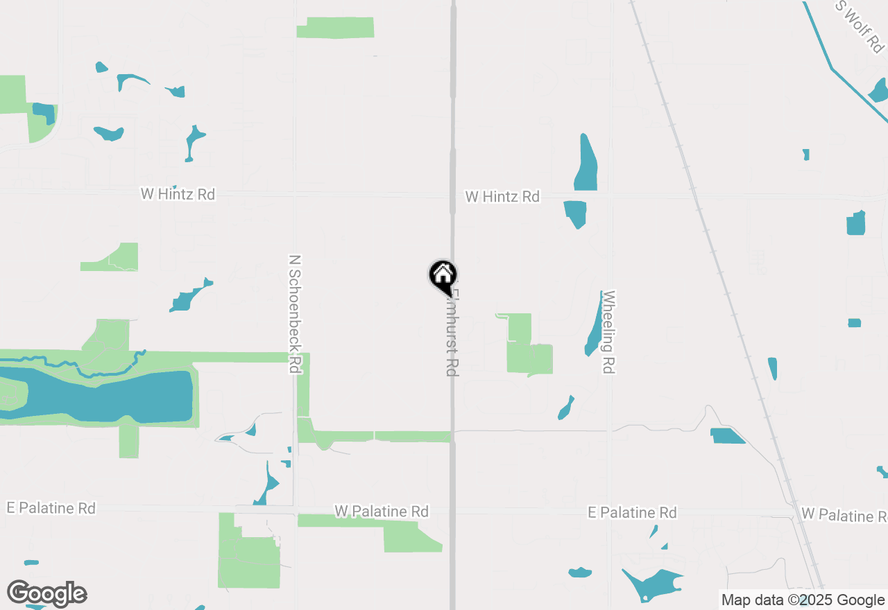 Map of 1014 N Elmhurst Road, Prospect Heights, IL 60070