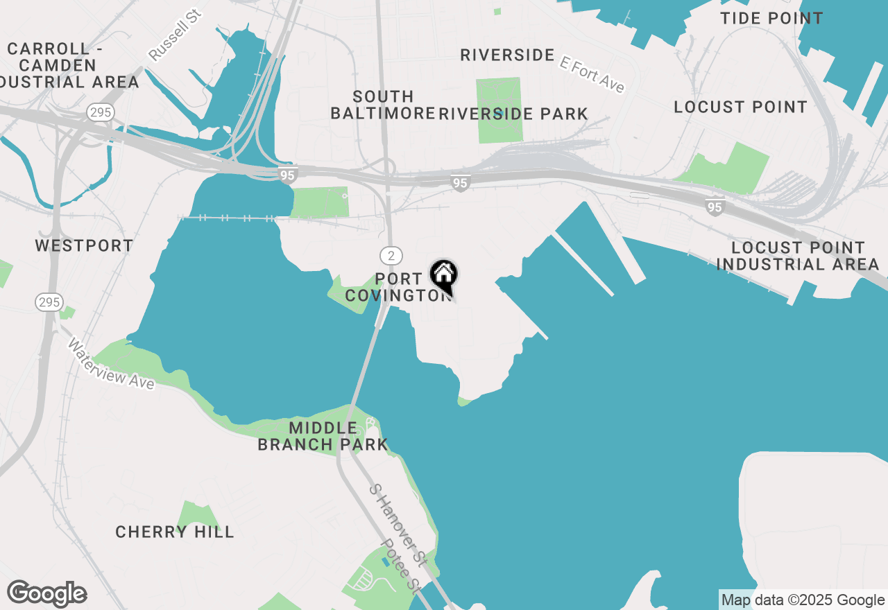Map of 2607 Light Street, Baltimore, MD 21230