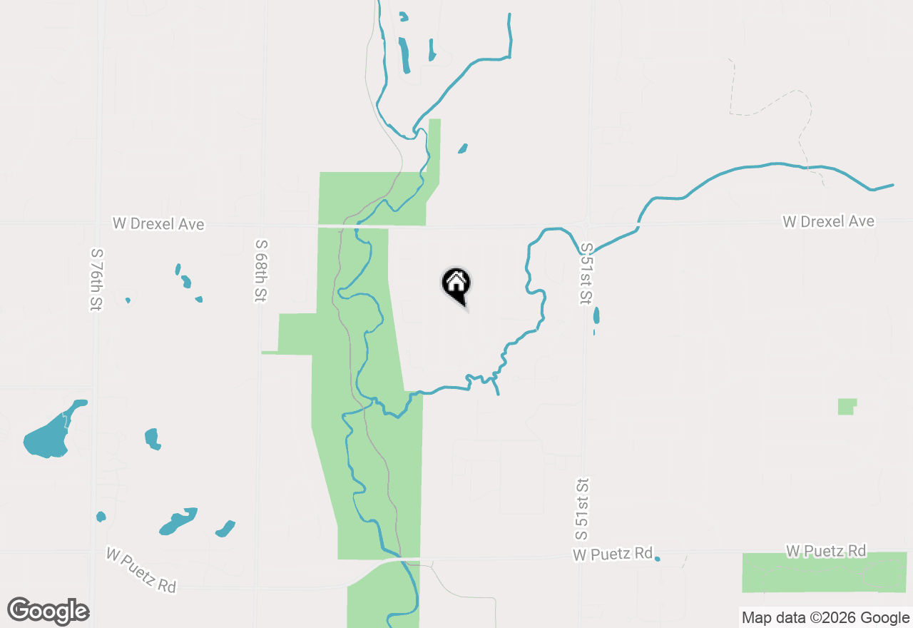 Map of 8125 S 58th St, Franklin, WI 53132