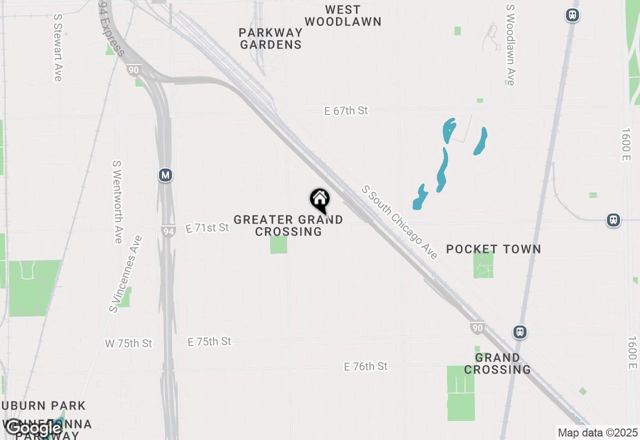 Map of 7053 S Eberhart Avenue, Chicago, IL 60637