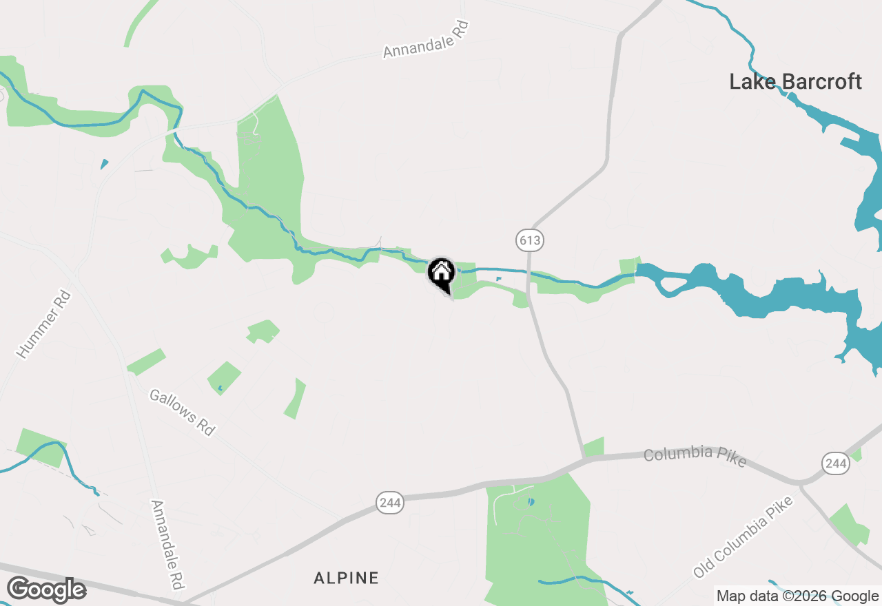 Map of 3611 Sprucedale Drive, Annandale, VA 22003