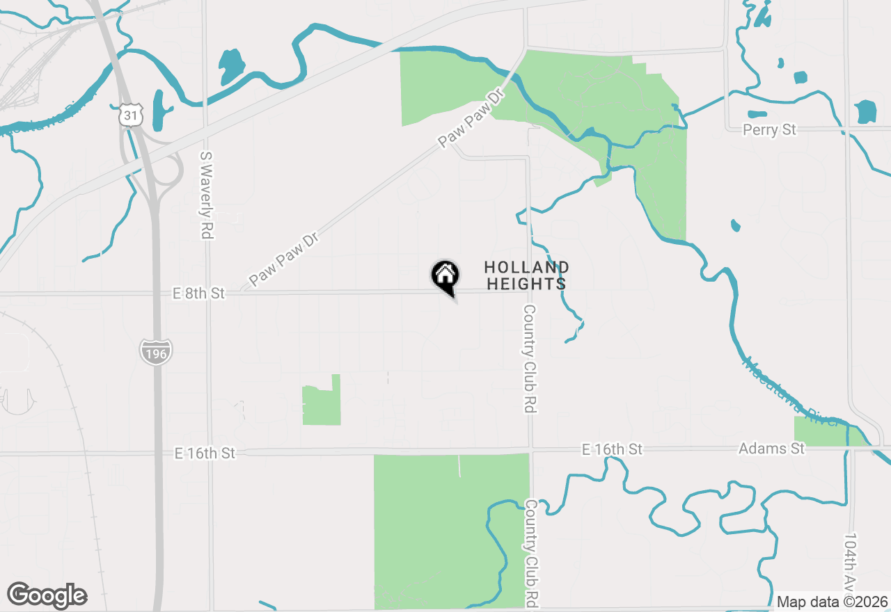 Map of 211 Orlando Avenue, Holland, MI 49423