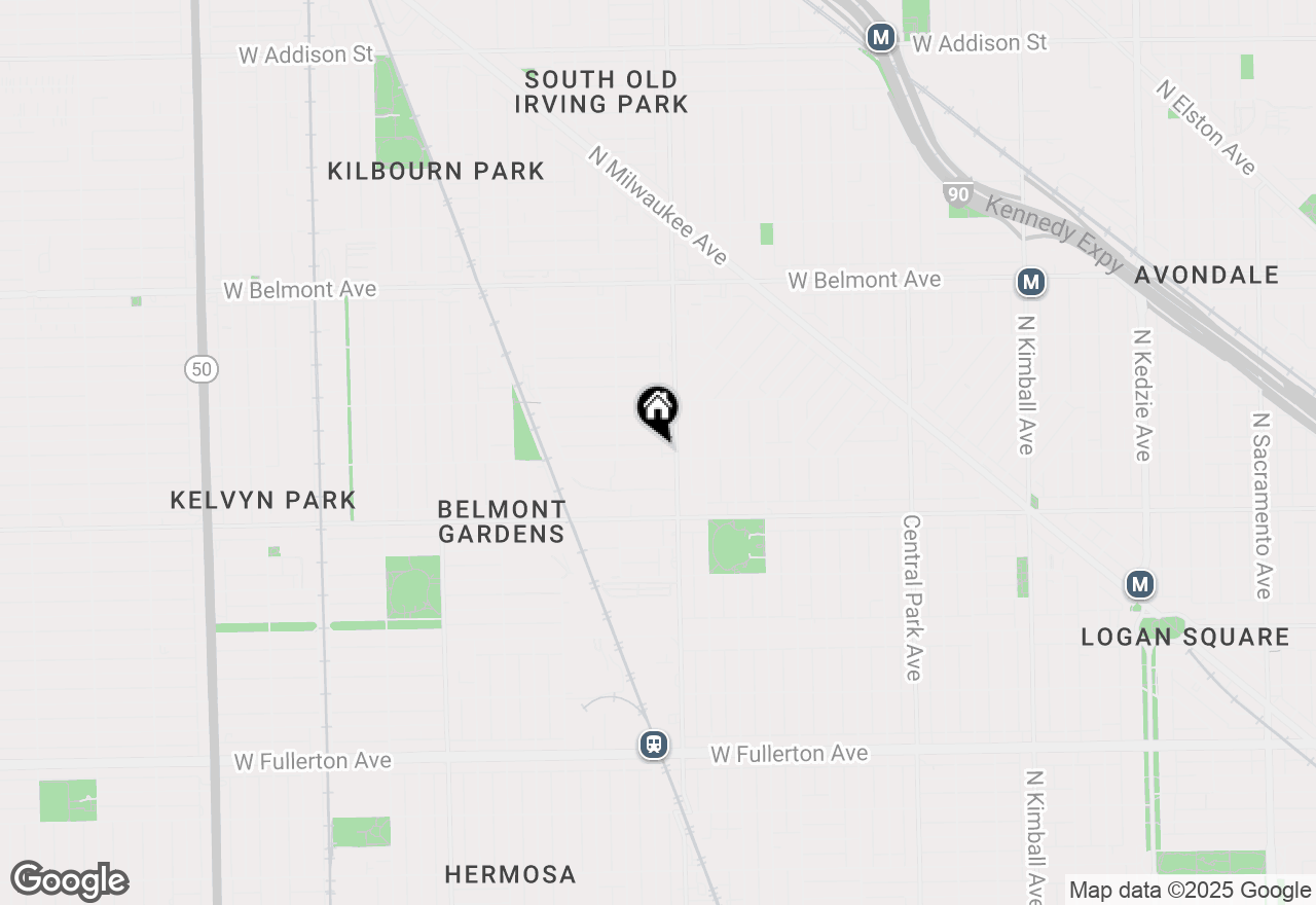 Map of 4018 W George Street, Chicago, IL 60641