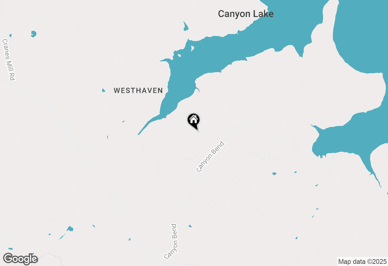 Map of 2305 Bella Vis, Canyon Lake, TX 78133