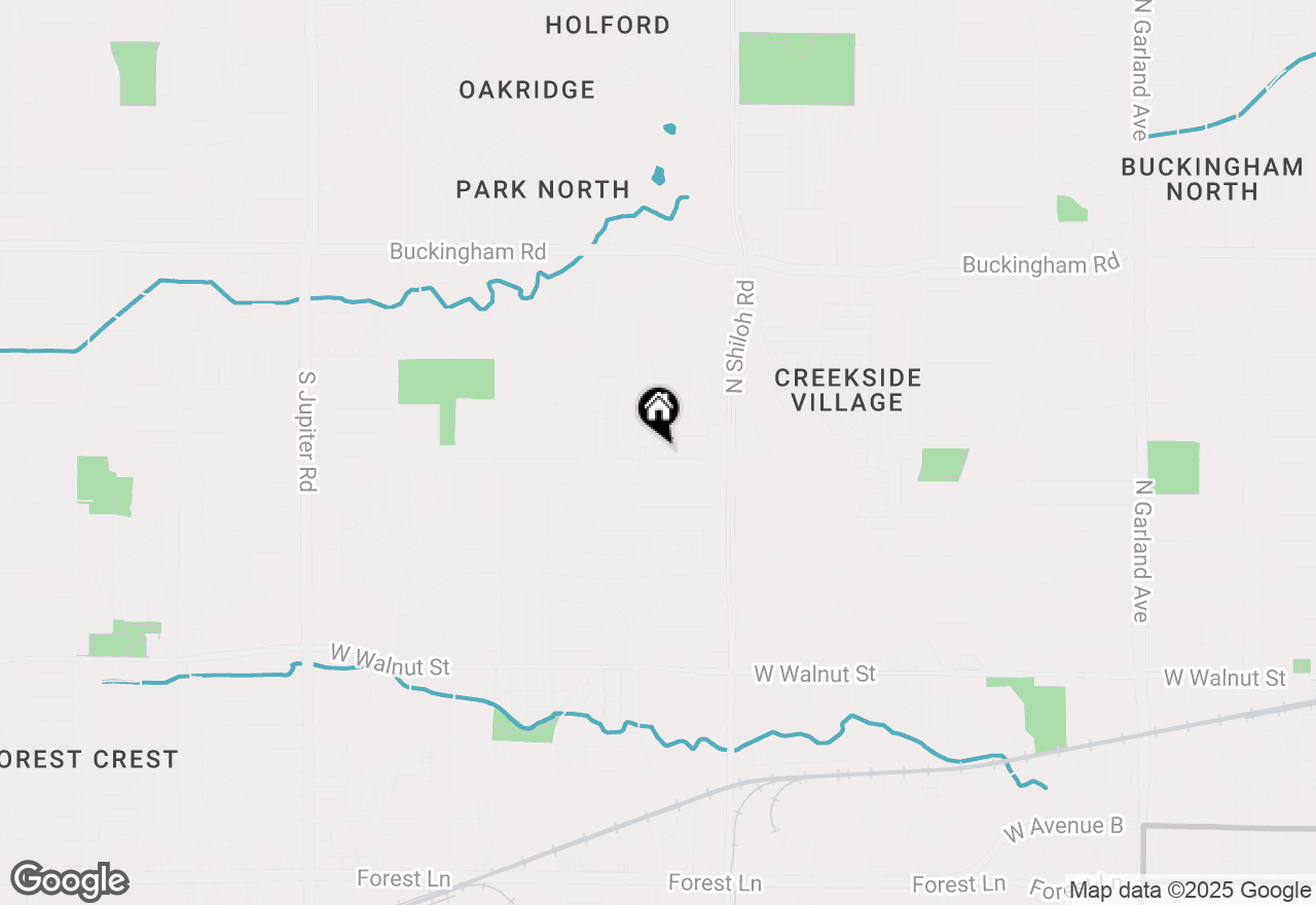 Map of 2658 Settlers Place, Garland, TX 75042