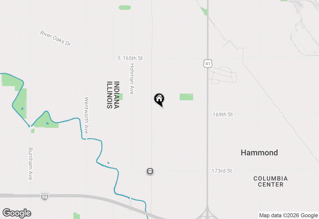 Map of 426 Cherry Street, Hammond, IN 46324