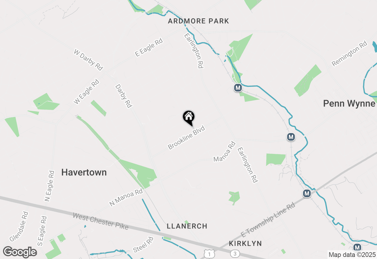 Map of 239 Kathmere Road, Havertown, PA 19083