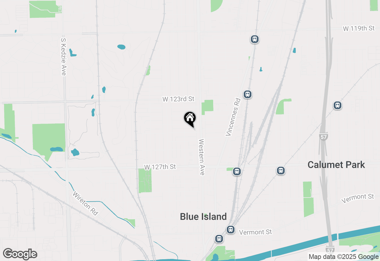 Map of 2438 Cochran Street, Blue Island, IL 60406