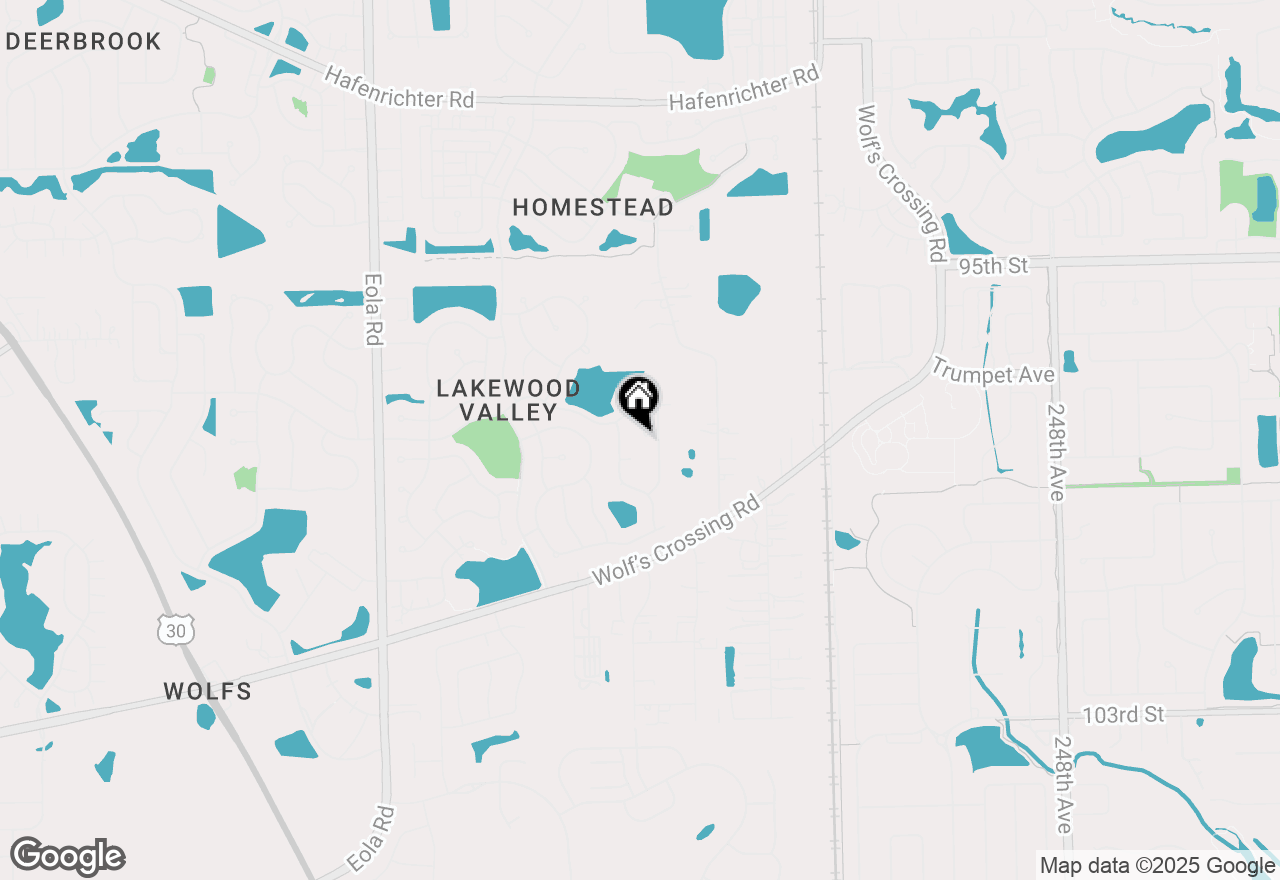 Map of 2895 Lahinch Court, Aurora, IL 60503