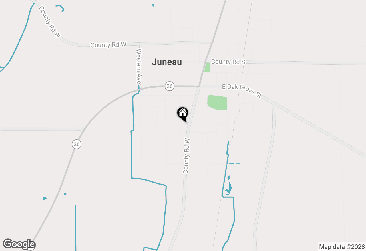 Map of 446 Arbor Drive, Juneau, WI 53039