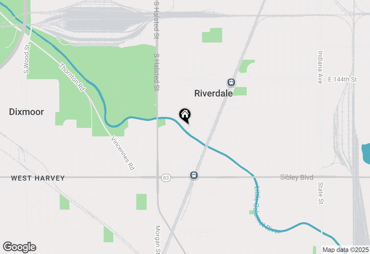 Map of (Address confidential), Harvey, Illinois 60426