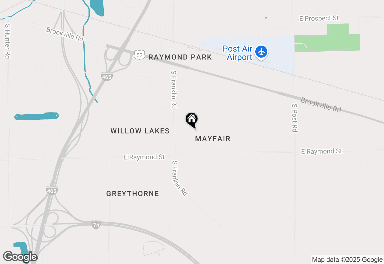 Map of 8155 Chesterhill Way, Indianapolis, IN 46239