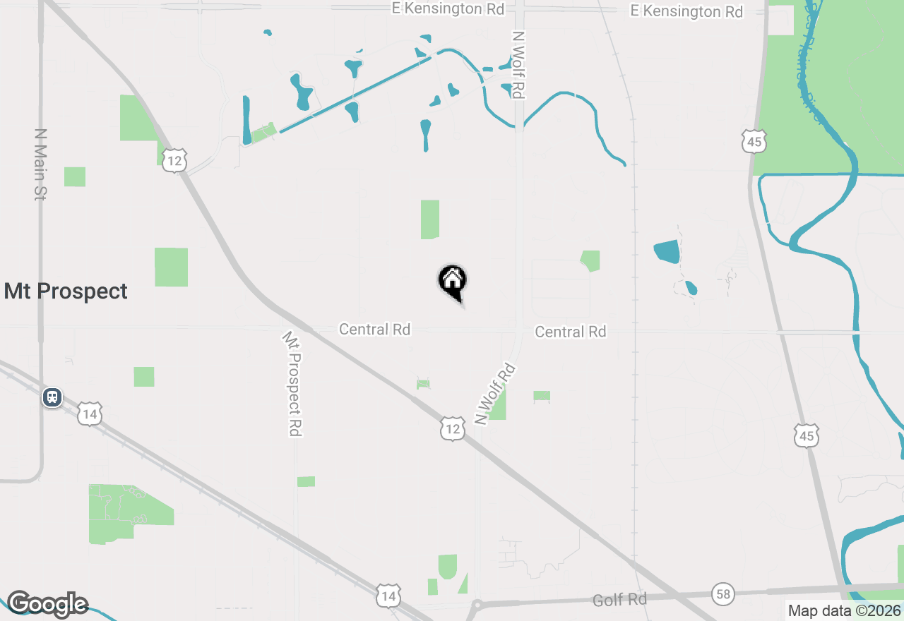 Map of 1420 E Green Lane, Mount Prospect, IL 60056