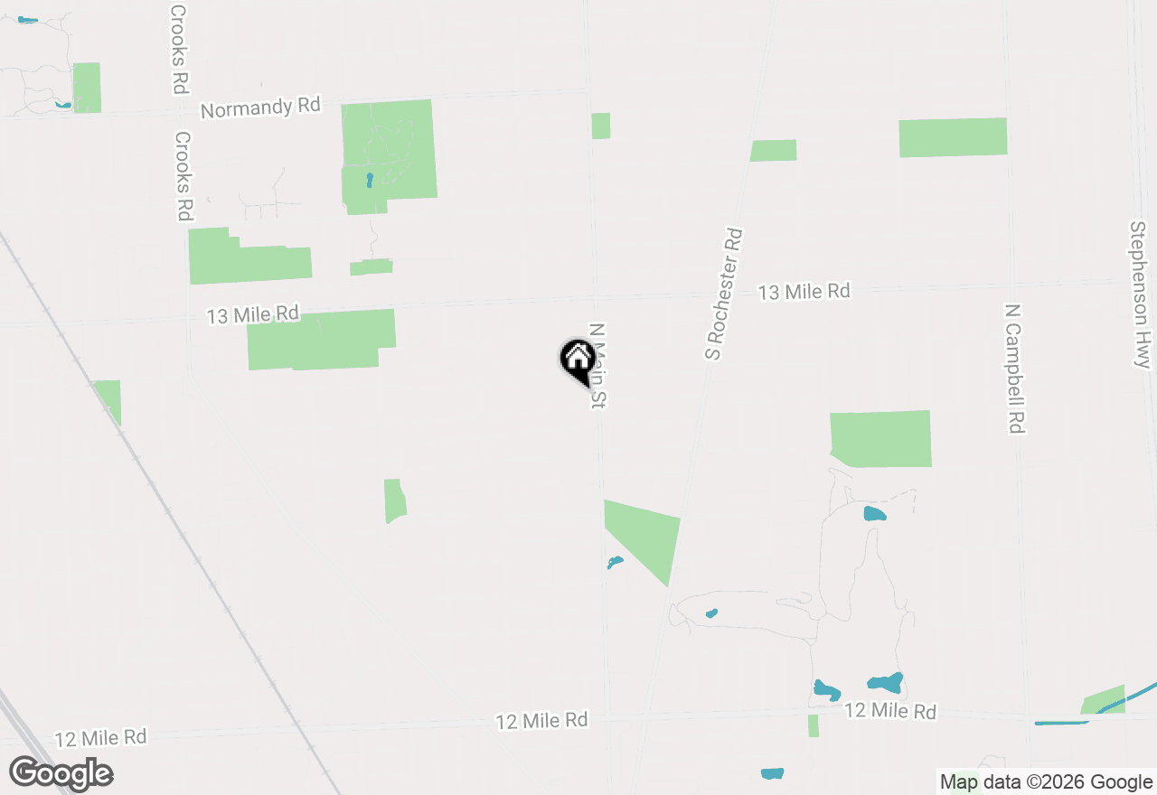 Map of 122 Royal Avenue, Royal Oak, MI 48073