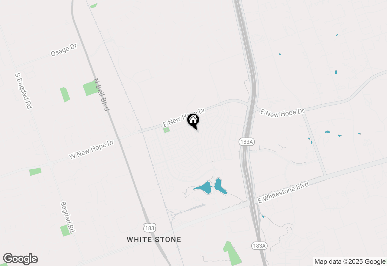 Map of 1812 Enchanted Rock Dr, Cedar Park, TX 78613