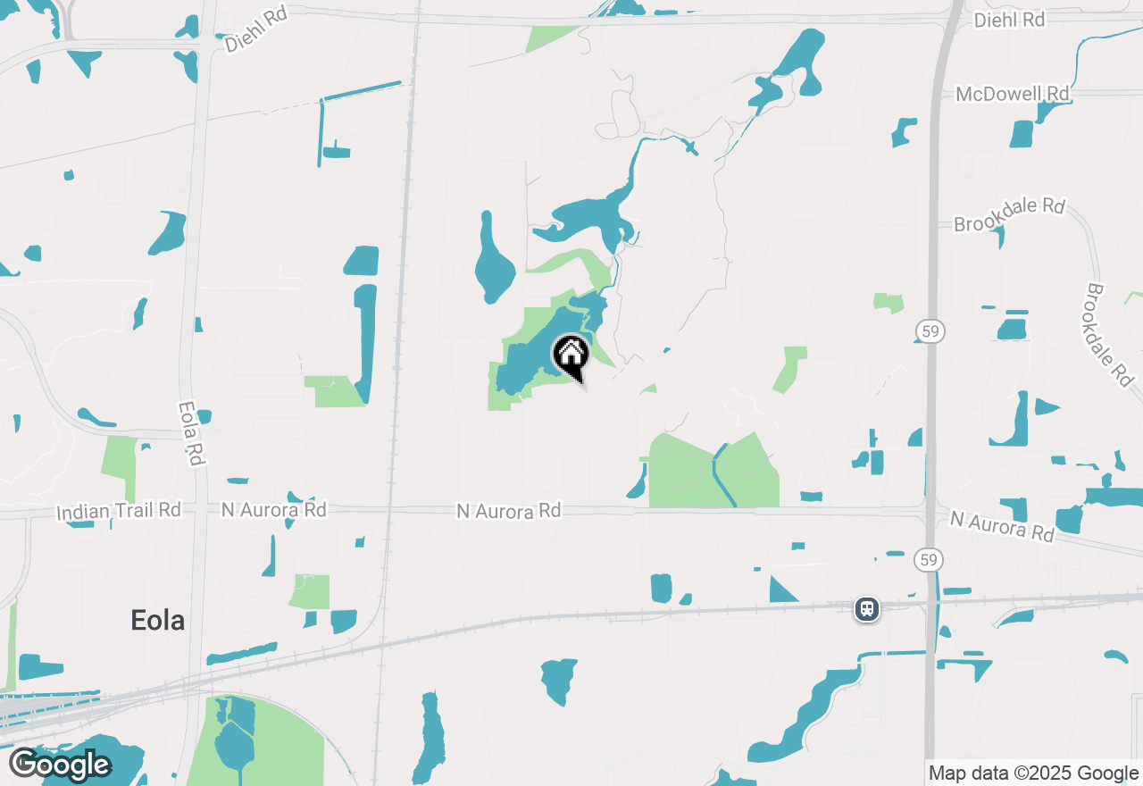 Map of 2509 Oneida Lane, Naperville, IL 60563