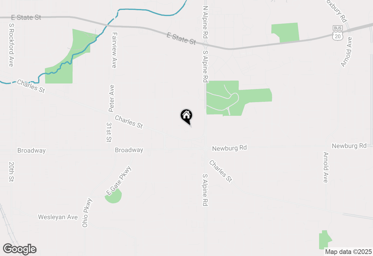 Map of 4108 Tonawanda Avenue, Rockford, IL 61108