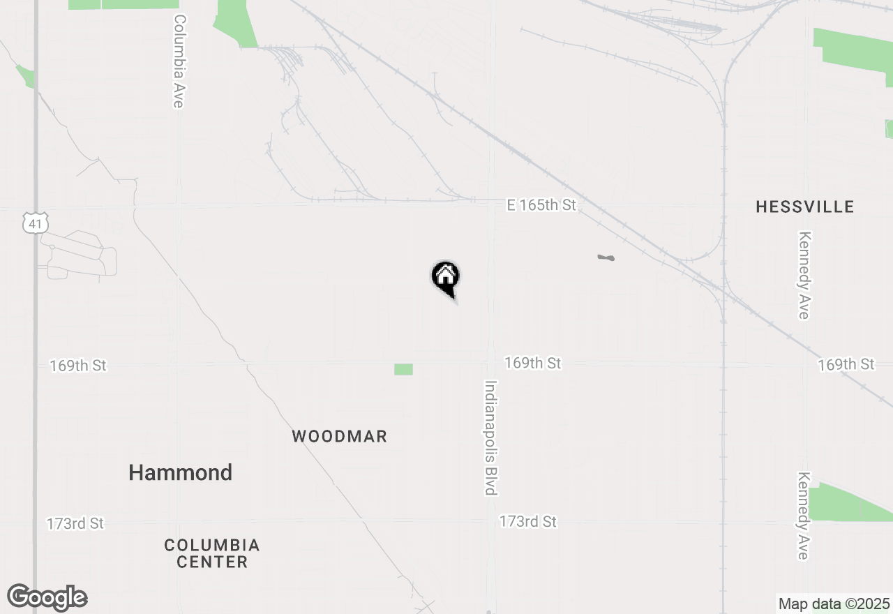 Map of 6734 Baring Avenue, Hammond, IN 46324