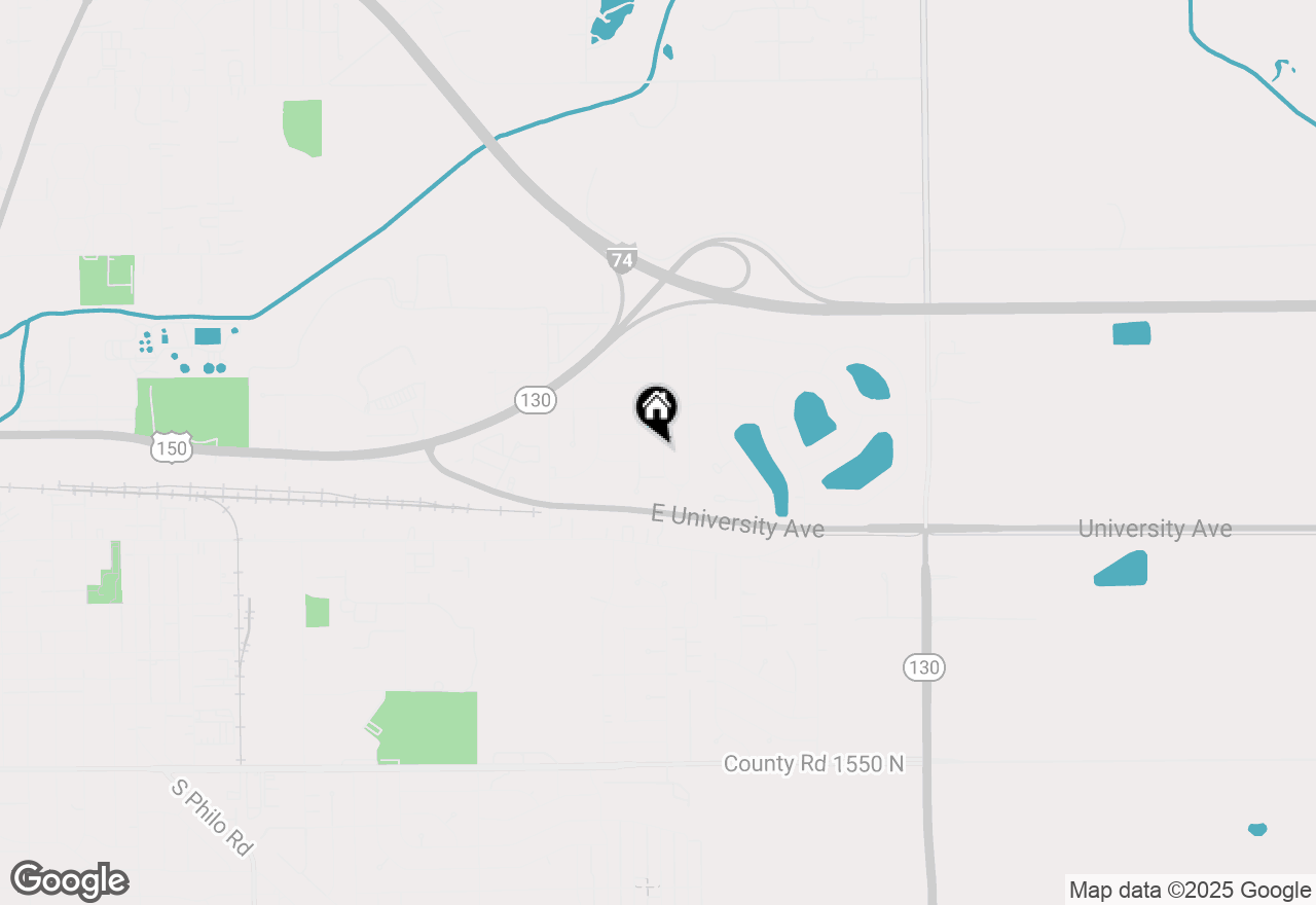 Map of 307 Dodson Drive W, Urbana, IL 61802