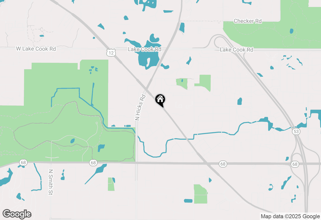 Map of 2014 N Rand Road #205, Palatine, IL 60074