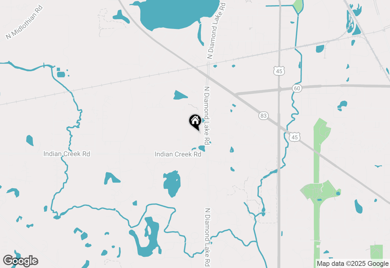 Map of 25644 N Arrowhead Drive, Mundelein, IL 60060