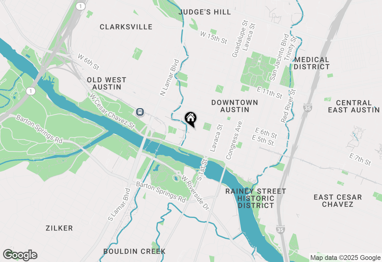 Map of 360 Nueces St #1518, Austin, TX 78701