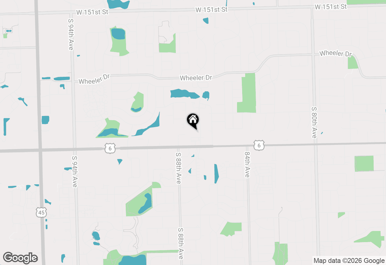 Map of 15826 Orlan Brook Drive #3S, Orland Park, IL 60462