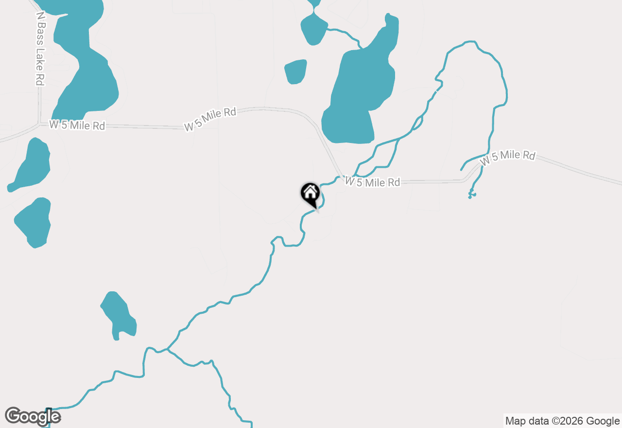 Map of 4699 N Able Road, Irons, MI 49644