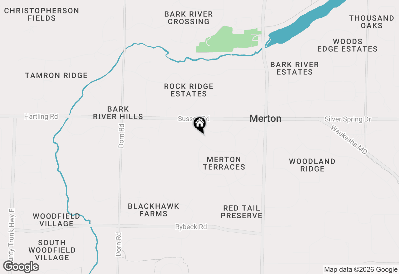 Map of N67W28710 Longview St, Hartland, WI 53029