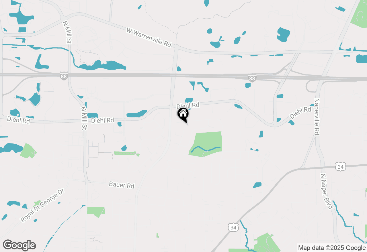 Map of 1669 Brentford Drive, Naperville, IL 60563