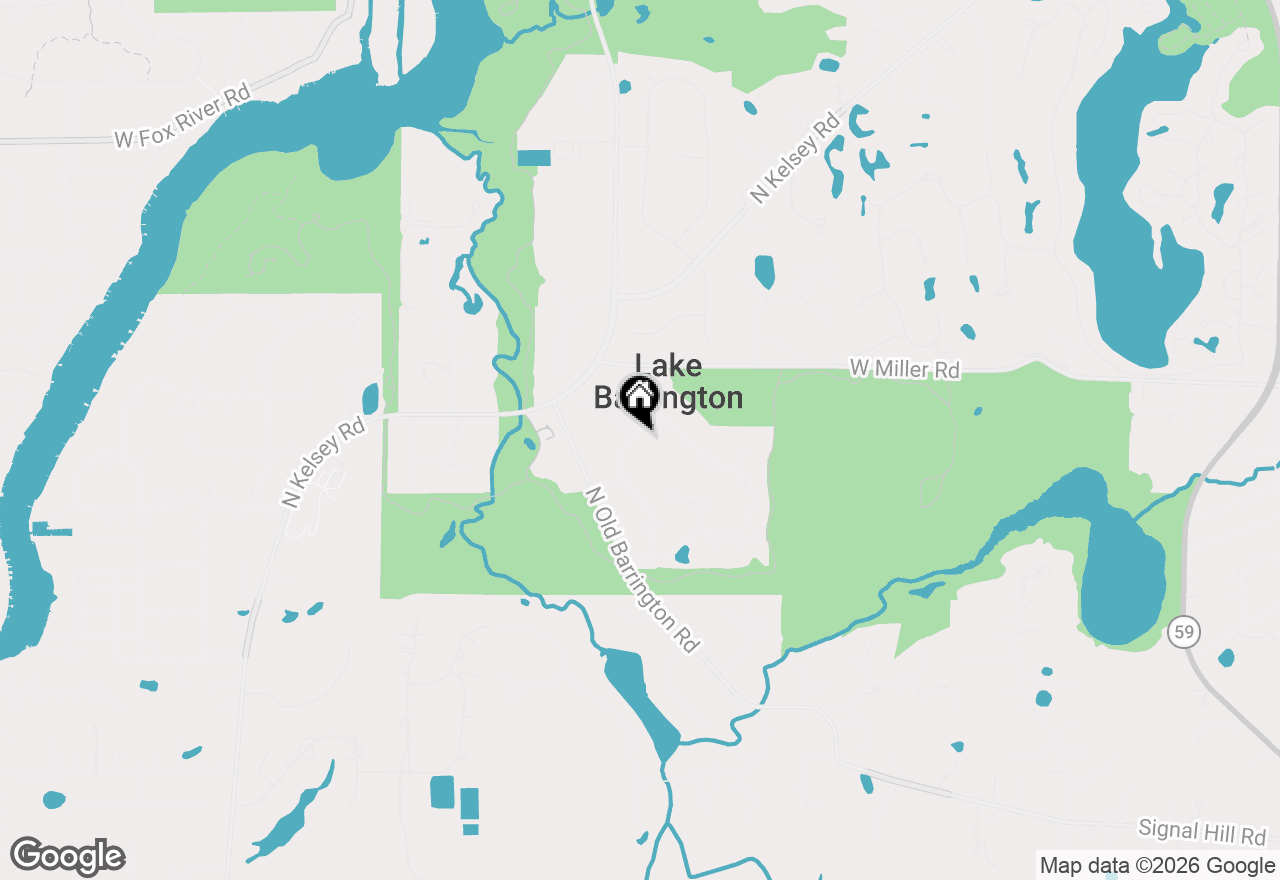 Map of 23843 N Lookout Pointe Road, Lake Barrington, IL 60010