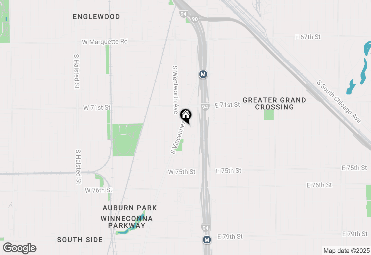 Map of 7216-18 S Perry Avenue, Chicago, IL 60621