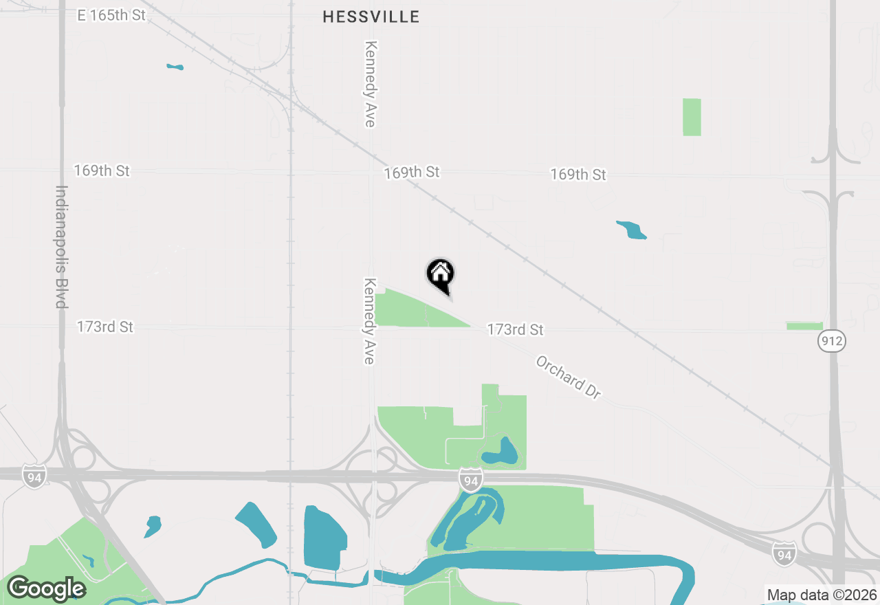Map of 2945 Orchard Drive, Hammond, IN 46323