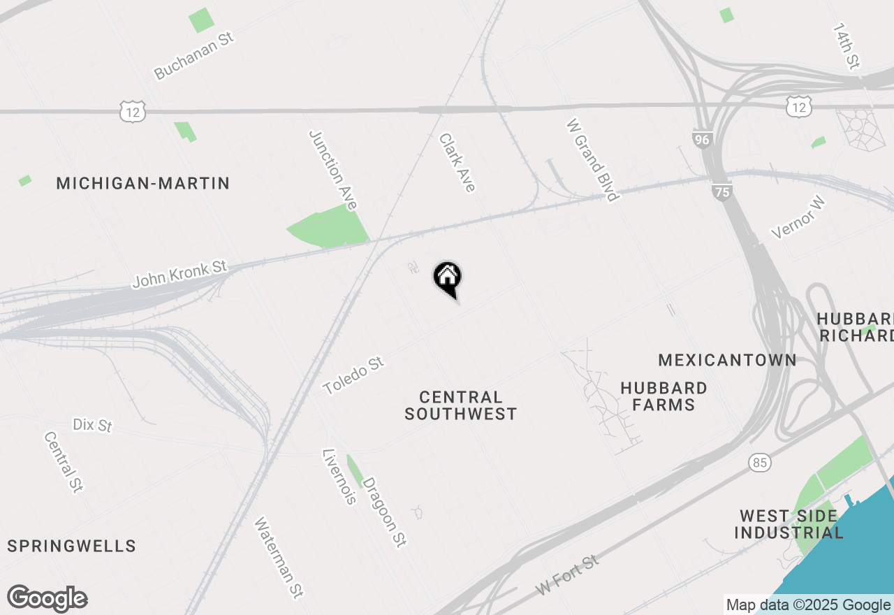 Map of 4747 Brandon Street, Detroit, MI 48209